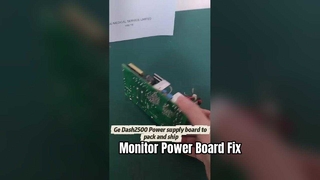 Wymiana płyty zasilania monitora pacjenta DASH2500