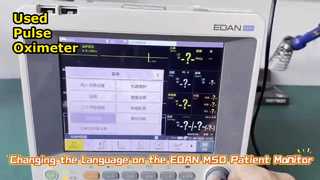 Bliższe spojrzenie: Używany pulsoksymetr Mindray PM50 Detektor nasycenia krwi tlenem