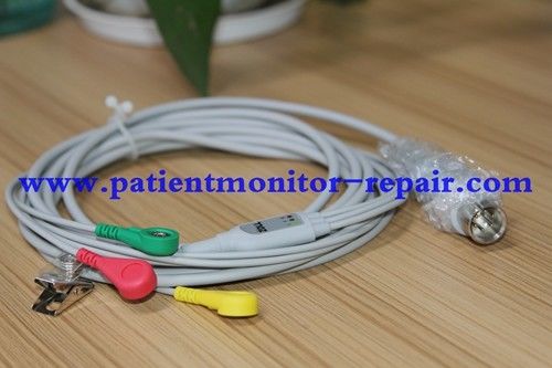 ZOLL ECG CABLE 3LD IEC SHAPS REF 8000-0026 Medical Equipment Accessories