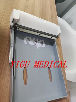 Mindray BeneHeart R12 Printer Door and Paper Drawer with Patented Slide Mechanism and Paper Size Compatibility for Thermal Paper