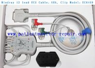 EC6409 12-odprowadzeniowy kabel EKG AHA Zacisk PN 040-001643-00 Kabel i przewód odprowadzający EKG